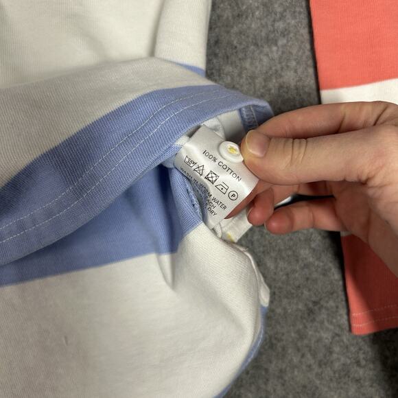 Beaufort & Blake Rugby Shirt Mens XS Multicolored Striped Colourblock Casual - Picture 7 of 8